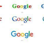 El logo de Google a lo largo de su historia